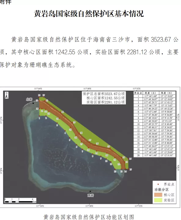 黄岩岛国家级自然保护区获批，范围和功能分区也定了-第2张图片-