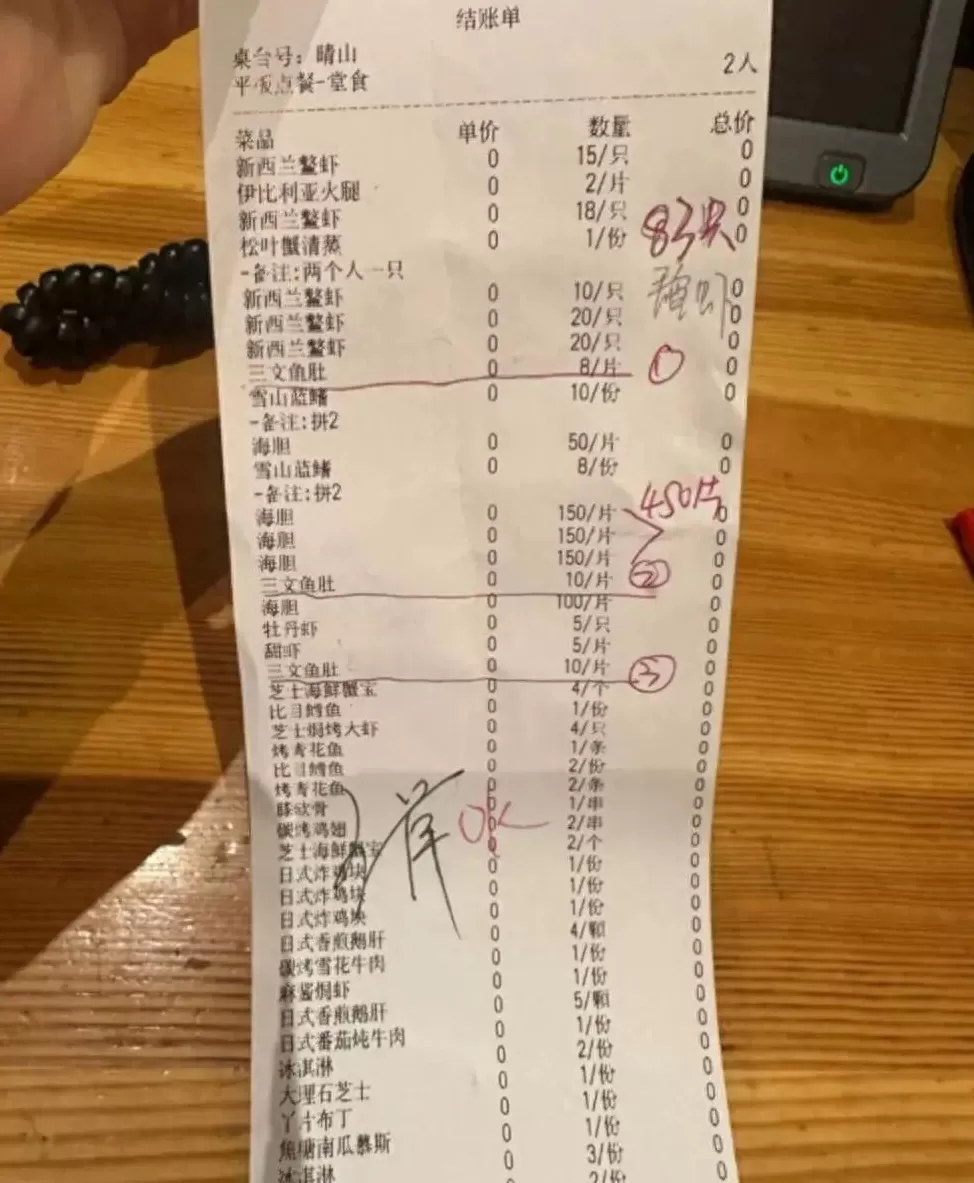 女子吃自助餐剩10片三文鱼被要求赔偿-第1张图片-