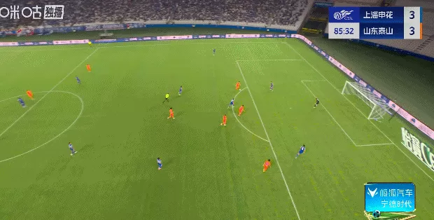 主场3比3战平山东泰山，申花中超争冠关键战又掉链子-第9张图片-