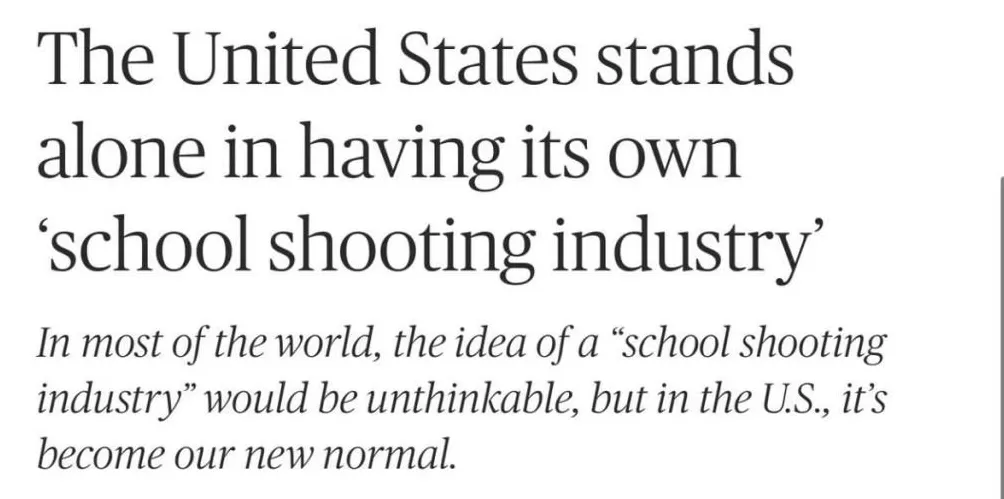 【世界说】枪暴催生荒诞“校园枪击产业”美媒:在他国难以置信的,却成了美国的常态-第1张图片- 【世界说】枪暴催生荒诞“校园枪击产业”美媒:在他国难以置信的,却成了美国的常态-第1张图片-