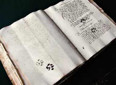 “挖掉他双眼”：中世纪护书诅咒-第8张图片-