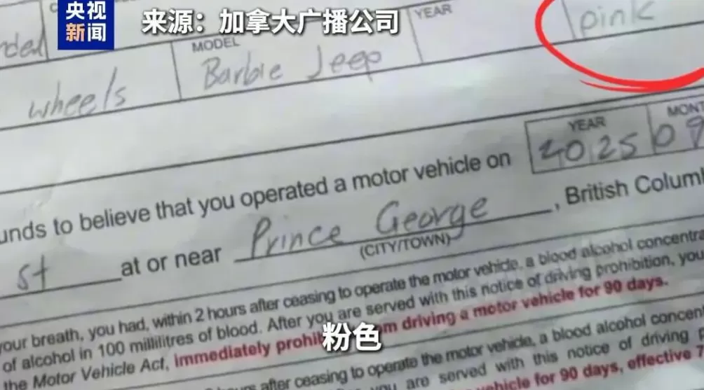 一外国男子酒驾开玩具车上路被捕-第2张图片-