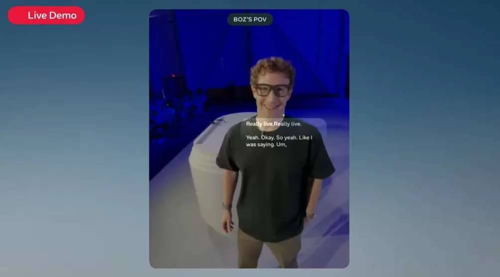 起售价799美元！Meta推出旗下首款内置显示屏的智能眼镜，但现场演示“翻车”了-第3张图片-