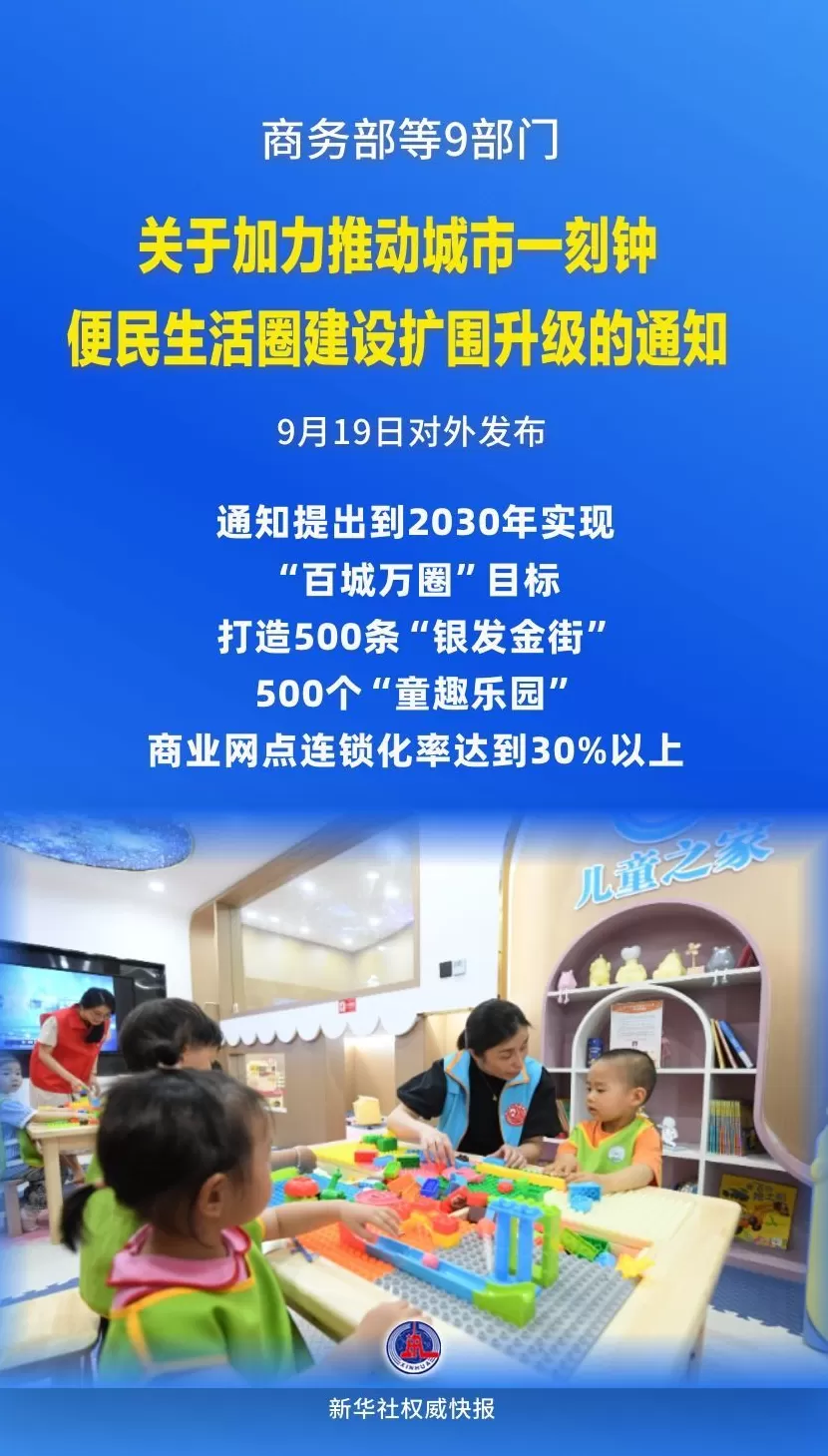 9部门发文支持一刻钟便民生活圈建设扩围升级-第1张图片-