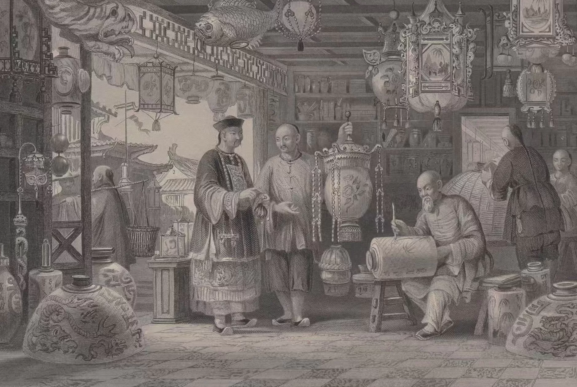 英建筑师阿罗姆铜版画展在沪启幕-第5张图片-