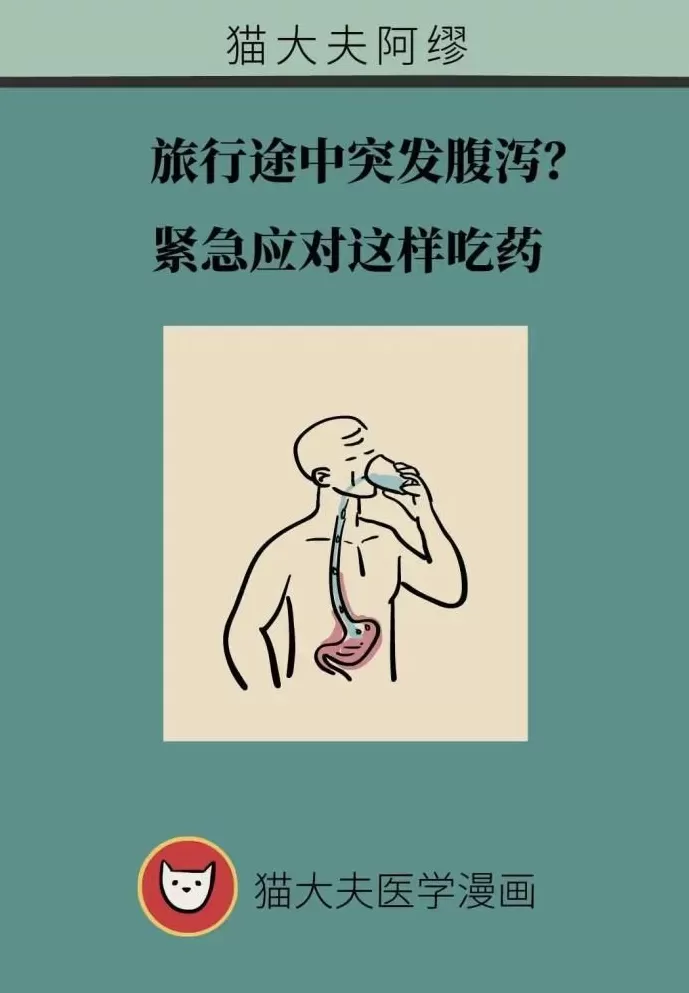 旅行途中突发腹泻？紧急应对这样吃药-第1张图片-