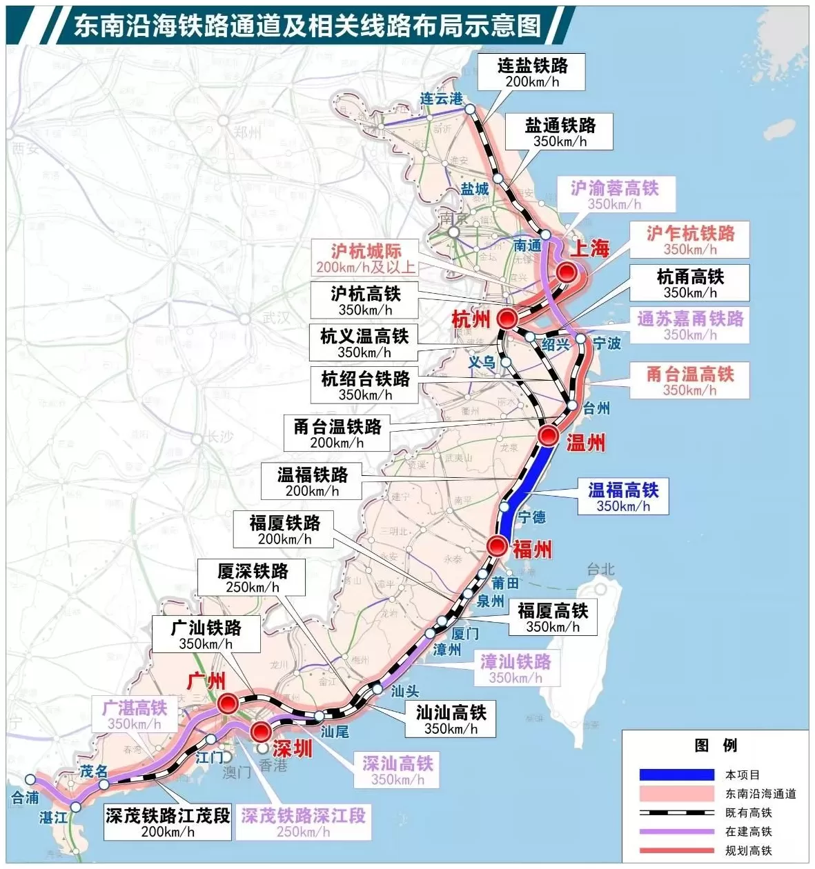 新建温福高铁开工：计划2030年通车，将密切长三角与粤港澳联系-第1张图片-