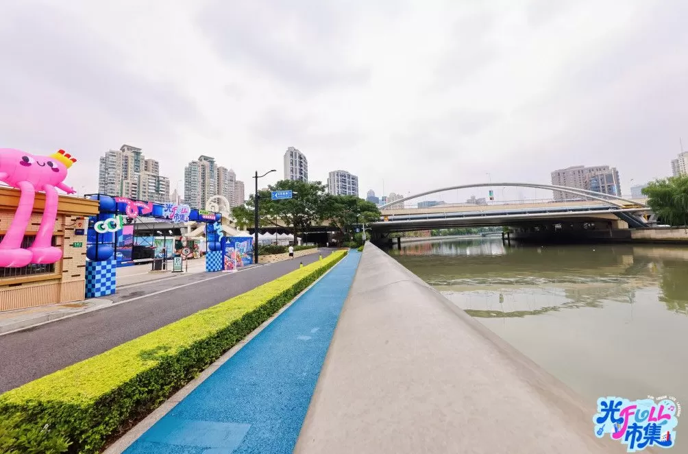 上海苏州河将增设一码头，岸边停车场微更新成限时市集-第3张图片-