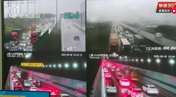 第一批“聪明人”已堵懵！上海的机场、火车站也全部爆满，高速“猪肝红”预警，直击现场-第29张图片-