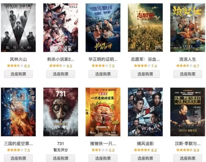 国庆档票房破9亿：《志愿军》领跑，市场等待“黑马”-第2张图片-