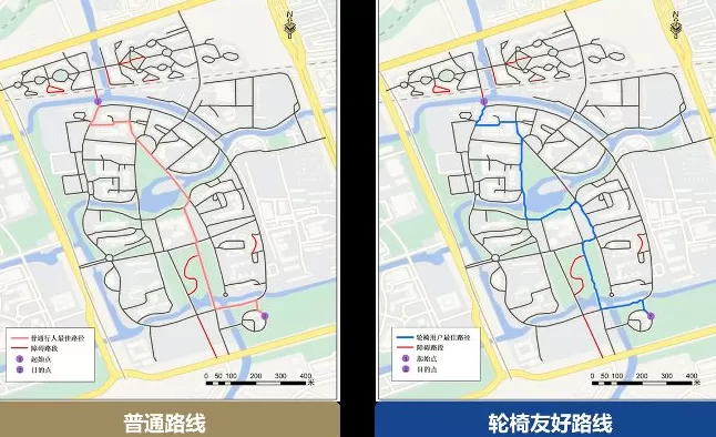 青春有Young｜我们为道路“做CT”，轮椅友好路线这样形成-第2张图片-