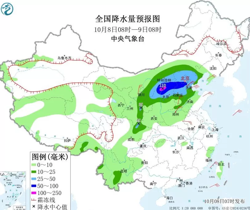 西北地区东部至华北等地多降雨，冷空气影响东北华北等地-第1张图片-