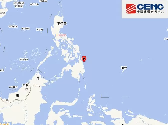菲律宾群岛地区发生5.8级地震-第1张图片-