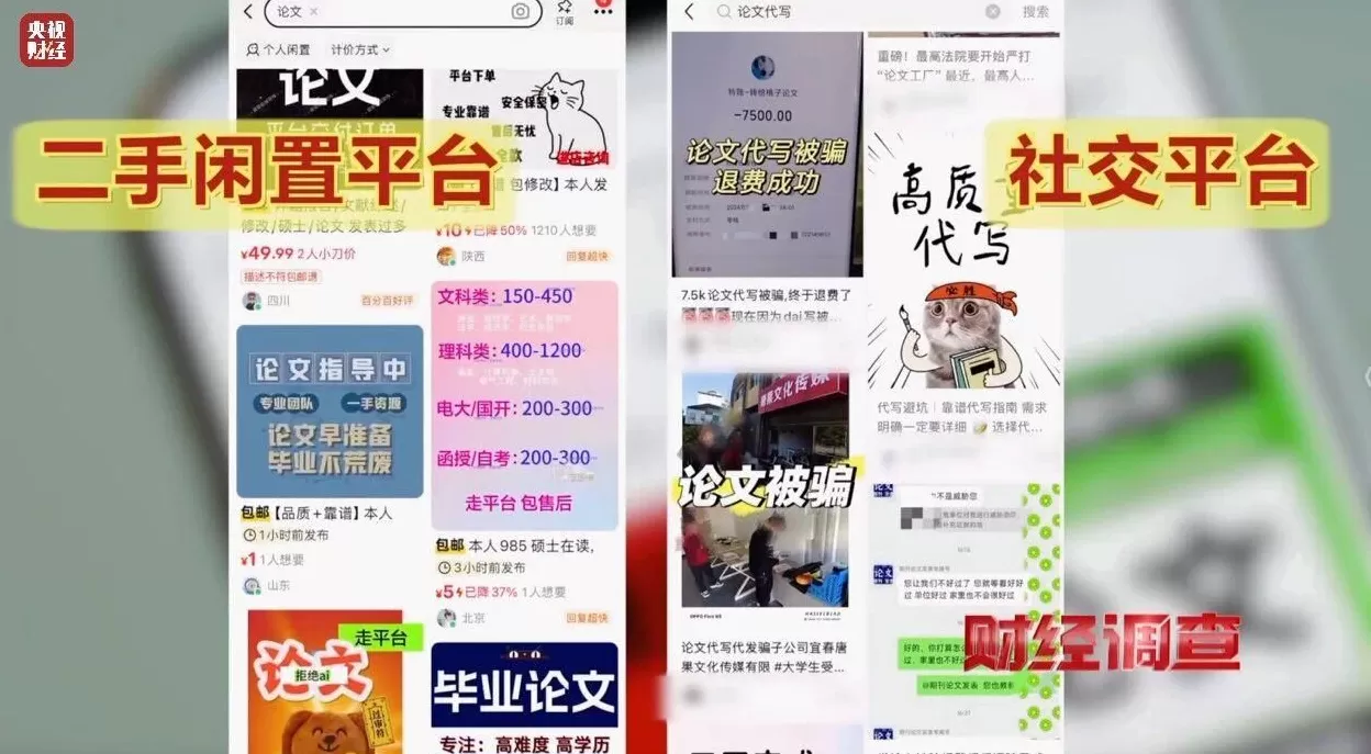网络“暗语”接单，批量造假！央视曝光论文“黑工厂”-第17张图片-