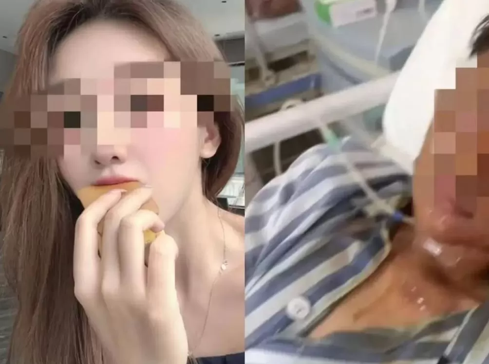 女主播称被家门口的快递包裹炸伤，监控显示一戴帽男子曾出现，警方回应-第1张图片-