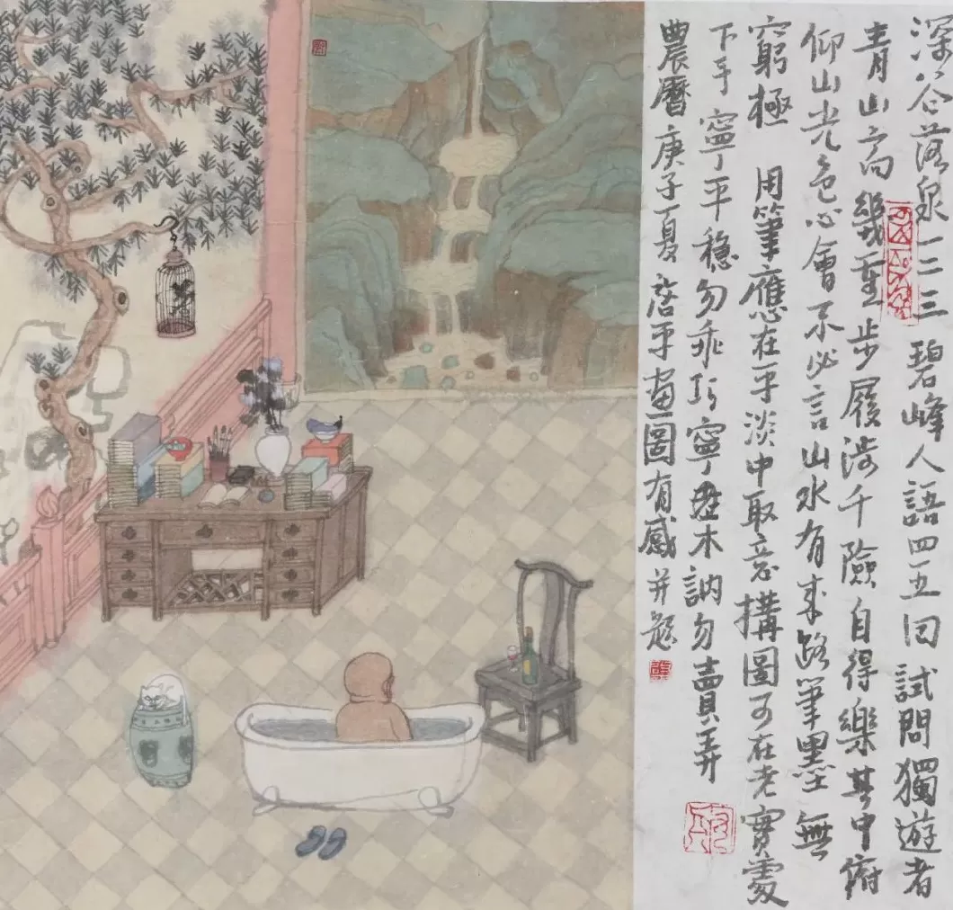 余启平柴一茗百件作品展出-第2张图片-
