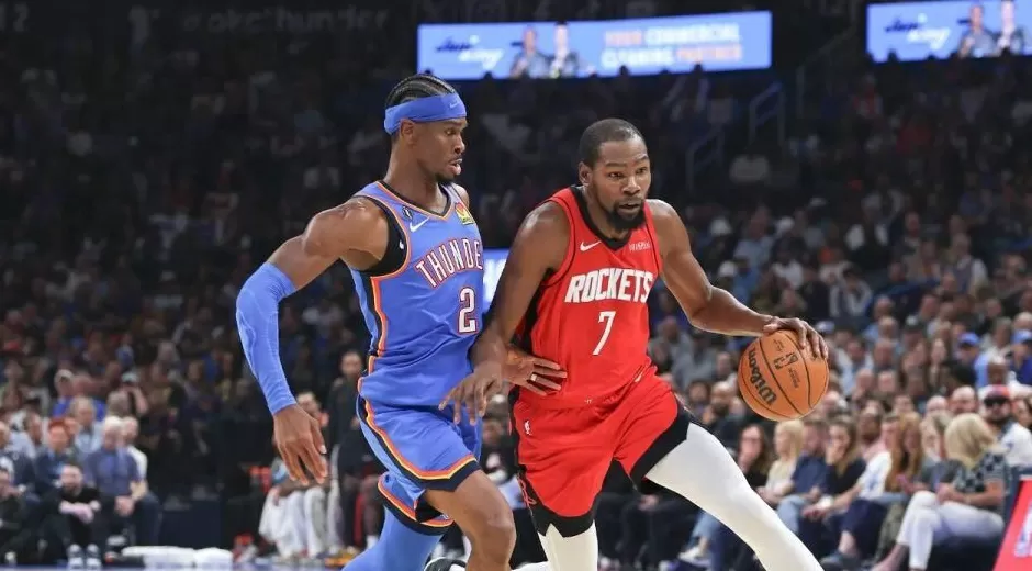 NBA揭幕战：杜兰特首秀搞砸，三巨头空砍80+24+15！火箭双加时惜败雷霆-第1张图片-