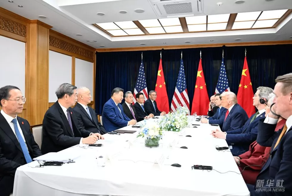 图讯丨习近平同美国总统特朗普在釜山会晤-第2张图片-
