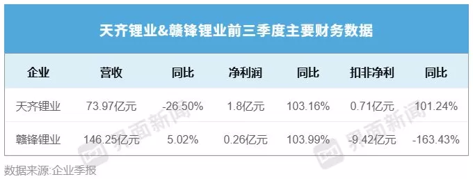 “锂业双雄”净利齐翻番，扣非净利却呈“冷暖”两级-第2张图片-
