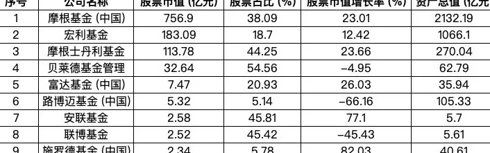 9家外资公募最新持仓曝光,AI科技成布局热点-第1张图片- 9家外资公募最新持仓曝光,AI科技成布局热点-第1张图片-