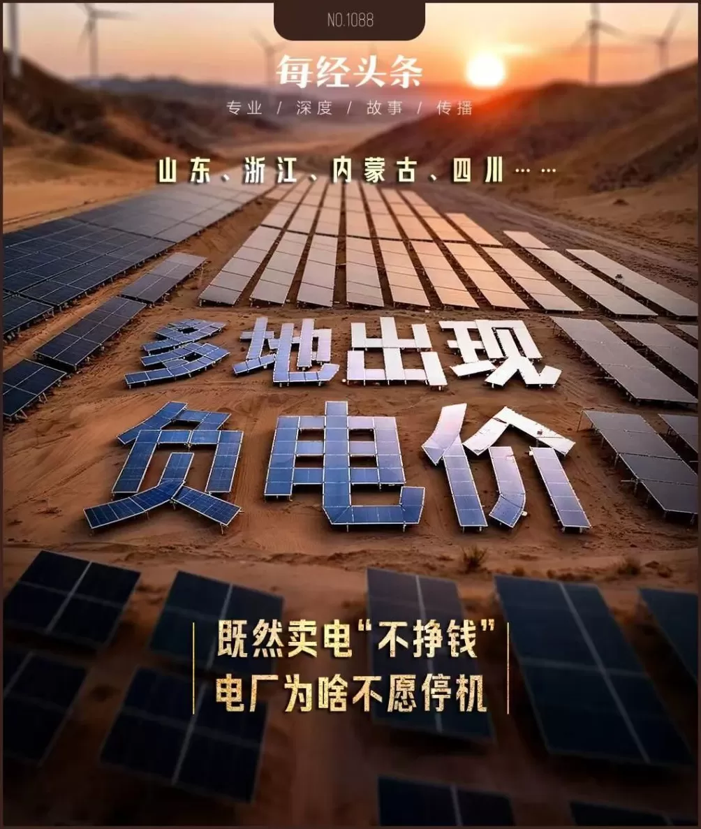 多地出现“负电价”,既然卖电“不挣钱”,为何电厂不愿停机?-第1张图片- 多地出现“负电价”,既然卖电“不挣钱”,为何电厂不愿停机?-第1张图片-