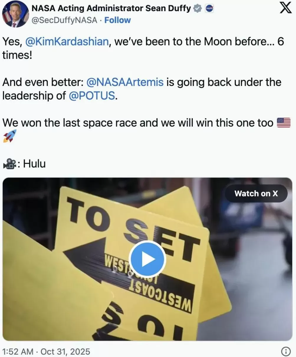 神舟上演“宇宙级浪漫”之际,美国NASA忙着火速回应知名女星的公开质疑-第7张图片- 神舟上演“宇宙级浪漫”之际,美国NASA忙着火速回应知名女星的公开质疑-第7张图片-