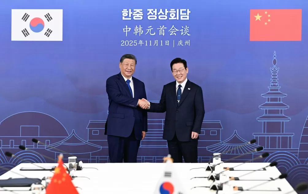 APEC峰会第二日|中韩元首会晤,中方接棒韩国担任亚太经合组织东道主-第2张图片- APEC峰会第二日|中韩元首会晤,中方接棒韩国担任亚太经合组织东道主-第2张图片-