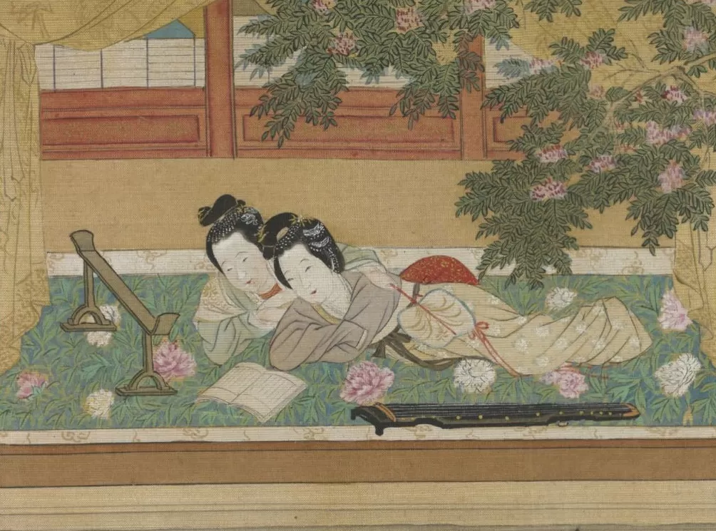 “新样佳人读书图”与冷枚-第1张图片- “新样佳人读书图”与冷枚-第1张图片-