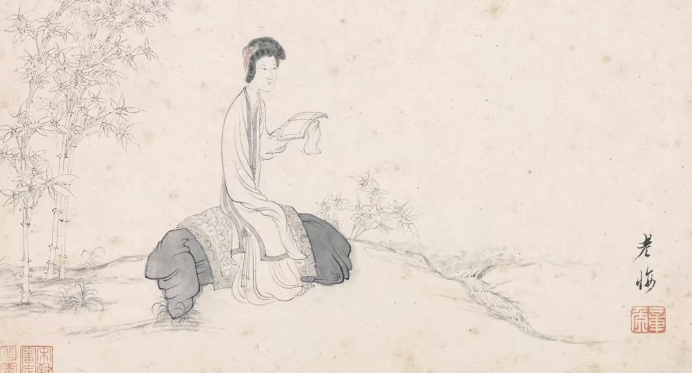 “新样佳人读书图”与冷枚-第3张图片- “新样佳人读书图”与冷枚-第3张图片-