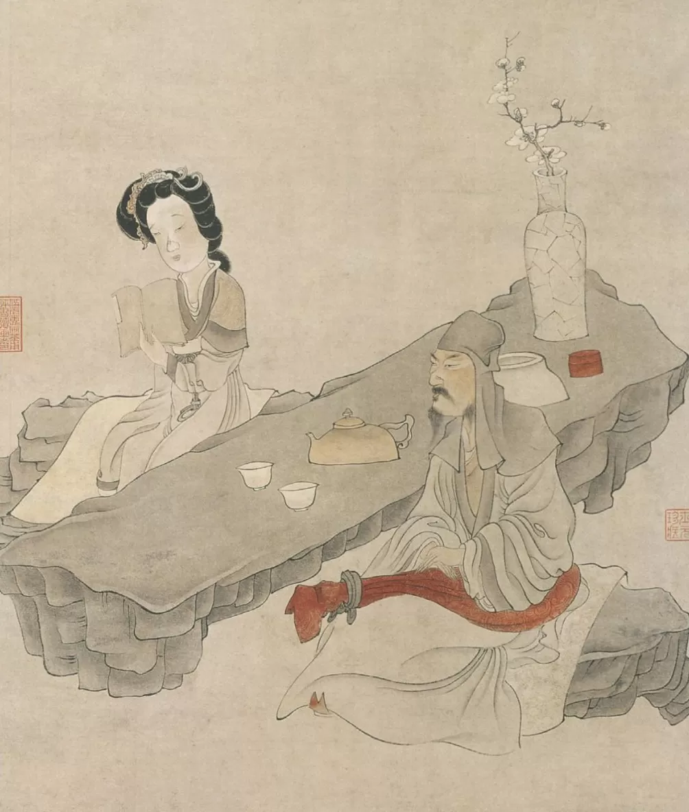 “新样佳人读书图”与冷枚-第5张图片- “新样佳人读书图”与冷枚-第5张图片-