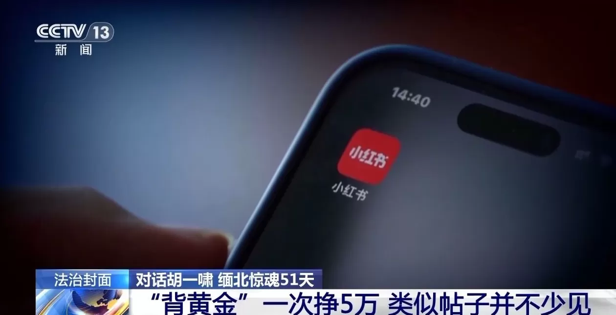 央视对话从缅甸电诈园脱险高中生胡一啸及其父亲，揭秘高薪淘金陷阱-第5张图片-