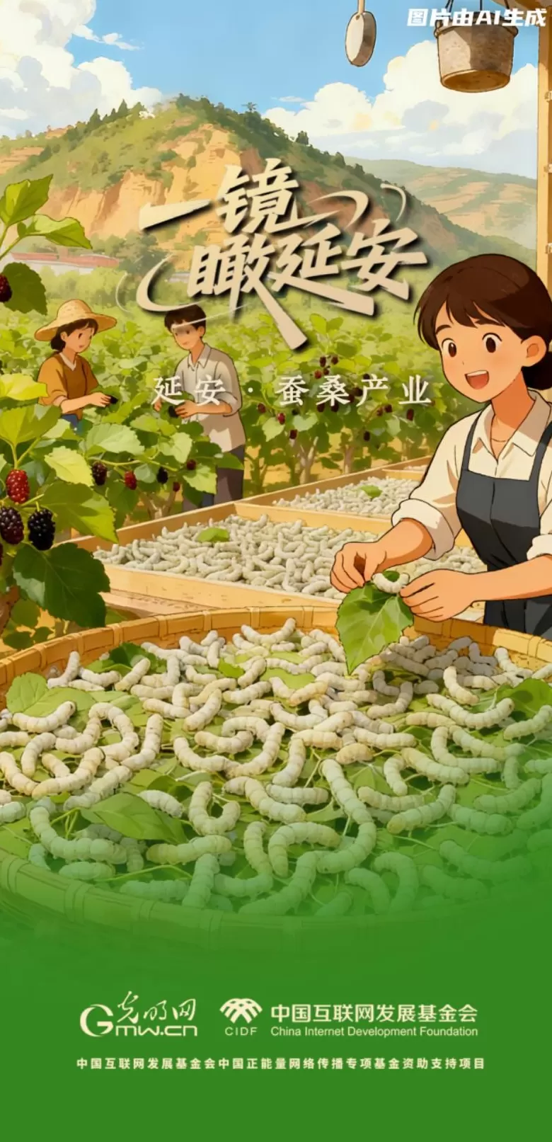 【一镜瞰延安·AI海报】苹果甜、光伏亮……这些产业有了“新花样”-第5张图片- 【一镜瞰延安·AI海报】苹果甜、光伏亮……这些产业有了“新花样”-第5张图片-