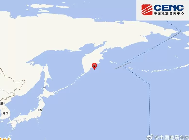 堪察加东岸远海发生6.0级地震，震源深度30千米-第1张图片-