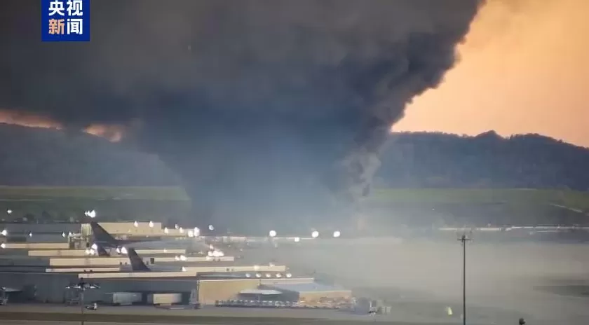 美肯塔基州坠毁飞机为货运飞机事故致多人受伤-第1张图片-