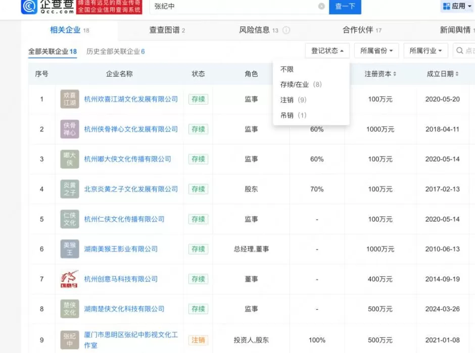 张纪中被前妻指控涉嫌职务侵占，本人最新回应：100％属于诬告-第3张图片-