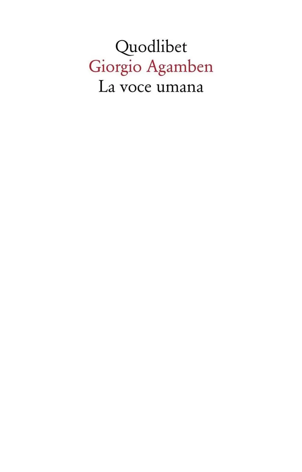 不可得的人性:对阿甘本《人的声音》的注解-第2张图片- 不可得的人性:对阿甘本《人的声音》的注解-第2张图片-