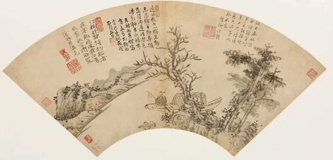 宋徽宗书法纨扇领衔,上博“压箱底”扇面书画将展-第7张图片- 宋徽宗书法纨扇领衔,上博“压箱底”扇面书画将展-第7张图片-