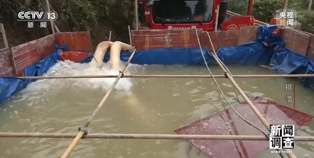广西百色排涝：200万方积水，46个水泵，1.9万米水管，24小时不间断排水-第16张图片-