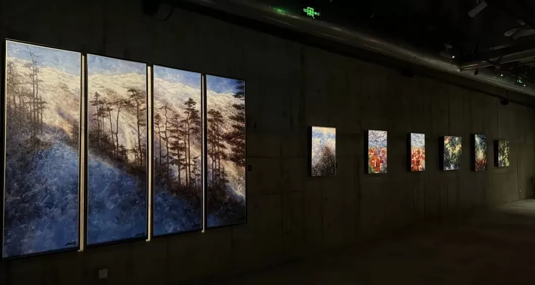 油画中的火之热烈与山之苍茫-第2张图片-