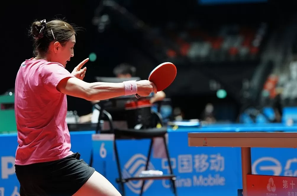 状态不错！陈梦战胜孙铭阳，锁定全运会女单16强席位-第1张图片-
