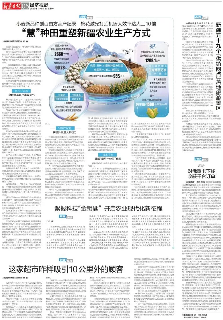 “慧”种田重塑新疆农业生产方式-第1张图片- “慧”种田重塑新疆农业生产方式-第1张图片-