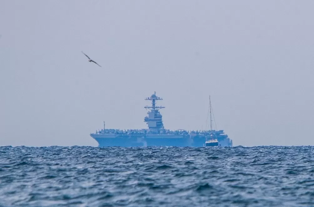 美“福特”号航母进入加勒比海地区-第1张图片-