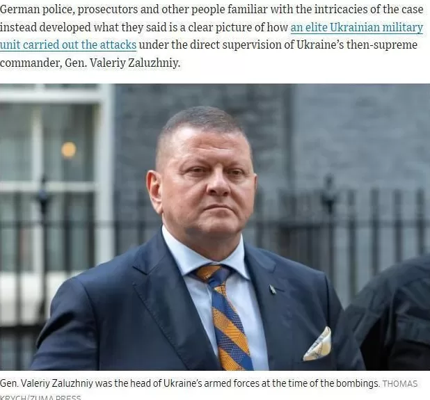 美媒爆料:“北溪”爆炸是乌克兰高层指挥-第1张图片- 美媒爆料:“北溪”爆炸是乌克兰高层指挥-第1张图片-