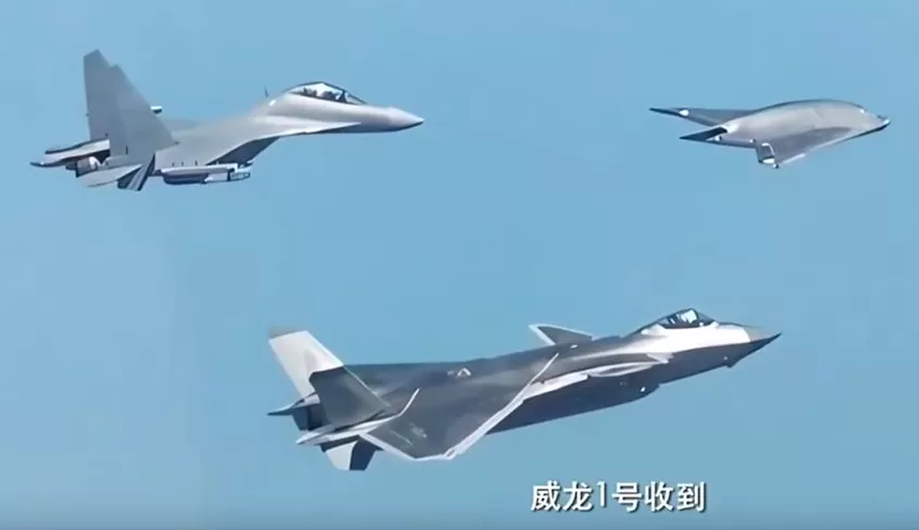 讲武谈兵|空军首次公开有人/无人战机协同作战,“踹门作战”的急先锋-第1张图片- 讲武谈兵|空军首次公开有人/无人战机协同作战,“踹门作战”的急先锋-第1张图片-