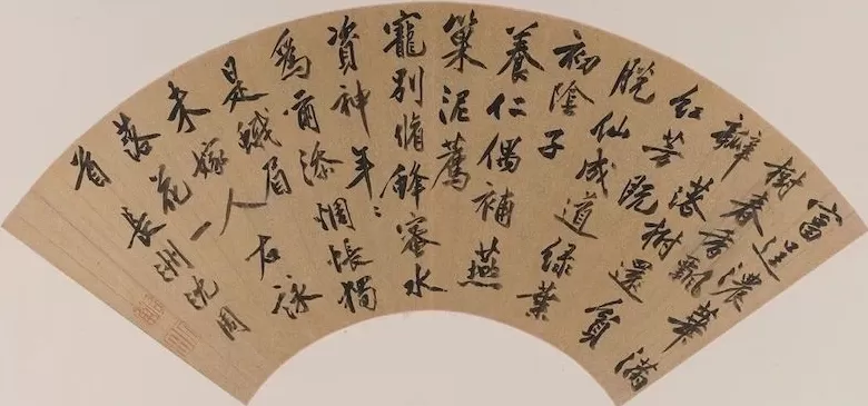 首个扇面书画通史展，上博的宋元扇面拿出了一半-第16张图片-