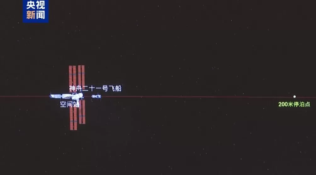 神二十乘组踏上回家之旅！神二十一载人飞船顺利撤离空间站组合体-第3张图片-