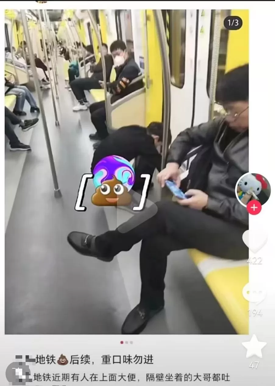对地铁拉屎狂魔的恶搞,好笑又无奈-第17张图片- 对地铁拉屎狂魔的恶搞,好笑又无奈-第17张图片-
