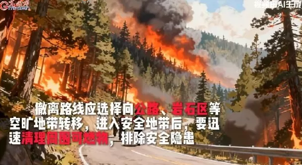 AI动画丨突遇森林火灾,我们该如何紧急求生-第3张图片- AI动画丨突遇森林火灾,我们该如何紧急求生-第3张图片-
