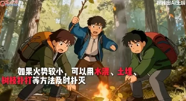 AI动画丨突遇森林火灾,我们该如何紧急求生-第1张图片- AI动画丨突遇森林火灾,我们该如何紧急求生-第1张图片-