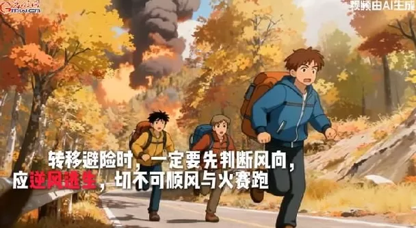 AI动画丨突遇森林火灾,我们该如何紧急求生-第2张图片- AI动画丨突遇森林火灾,我们该如何紧急求生-第2张图片-